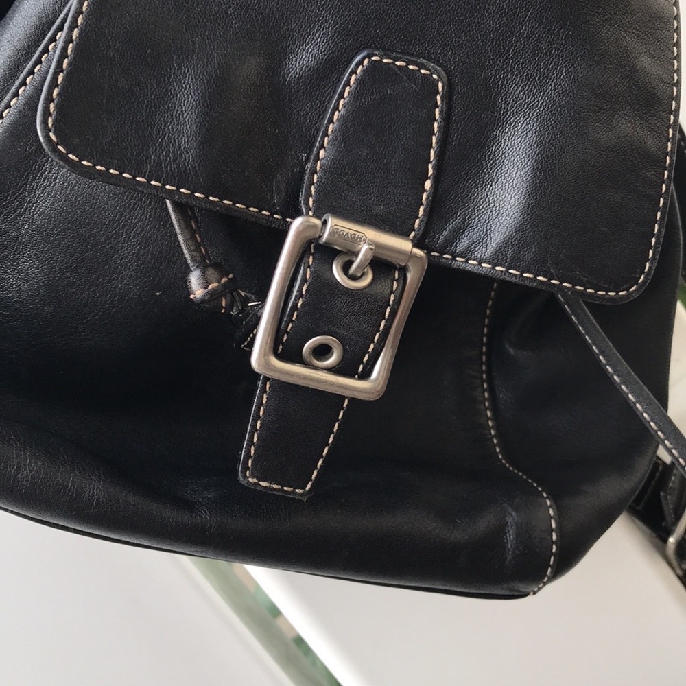 Coach mint condition leather backpack - Picture 2 of 12